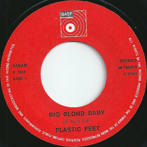 Plastic Feet (2) -Big Blond Baby