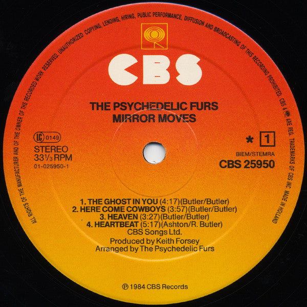 The Psychedelic Furs - Mirror Moves
