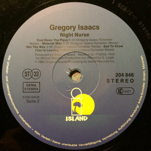 Gregory Isaacs -Night Nurse