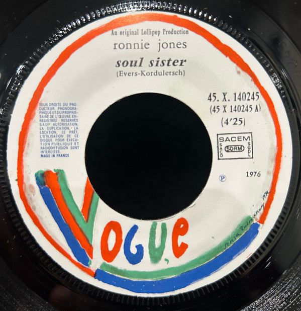 Ronnie Jones -Soul Sister