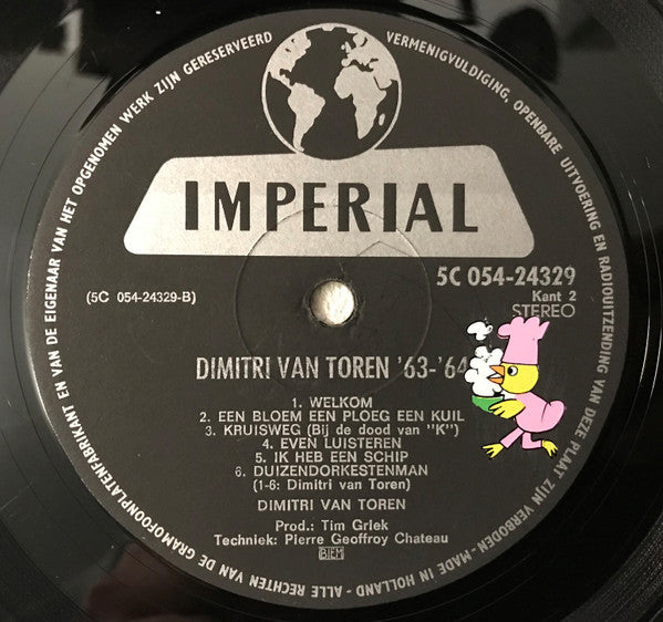 Dimitri Van Toren -Dimitri Van Toren '63-'64