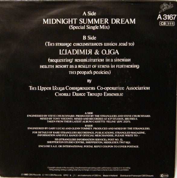 The Stranglers - Midnight Summer Dream