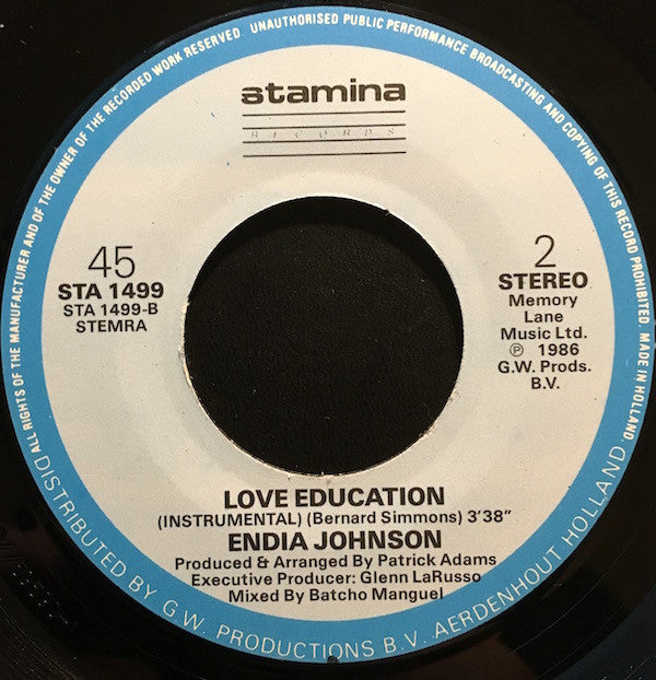 Endia Johnson - Love Education