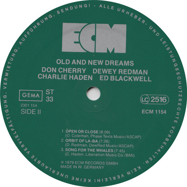 Old And New Dreams -Old And New Dreams