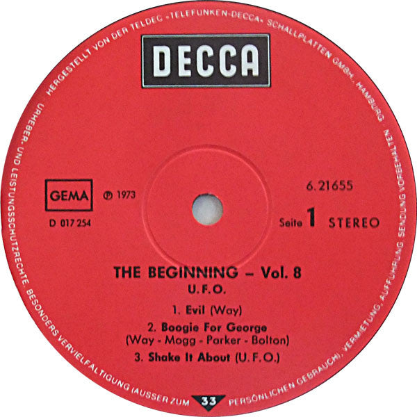 UFO (5) -The Beginning Vol. 8
