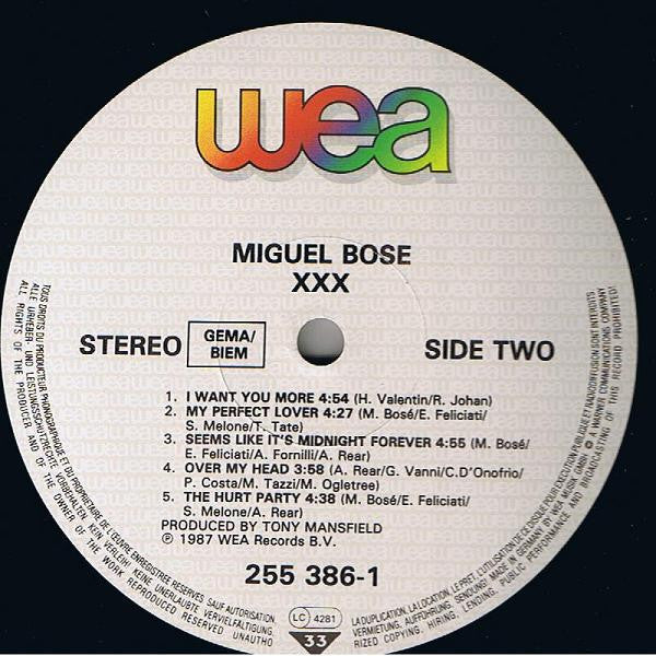 Bosè* -XXX