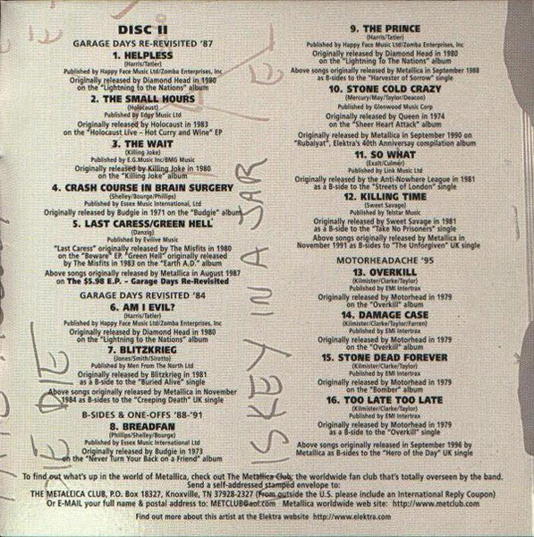 Metallica - Garage Inc.