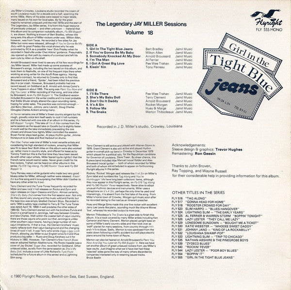 Various - Girl In The Tight Blue Jeans