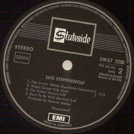 Steppenwolf -Live