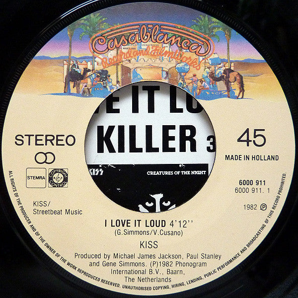 Kiss -I Love It Loud / Killer