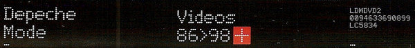 Depeche Mode - Videos 86&gt;98 +
