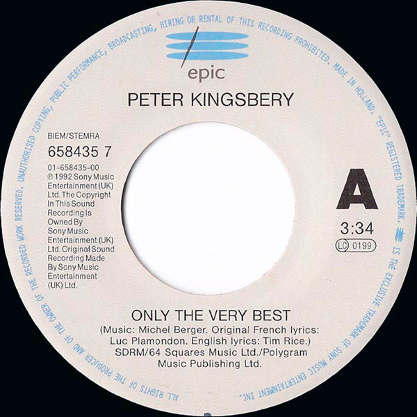 Peter Kingsbery -Only The Very Best