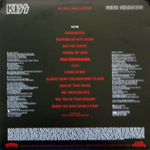 Kiss, Gene Simmons -Gene Simmons