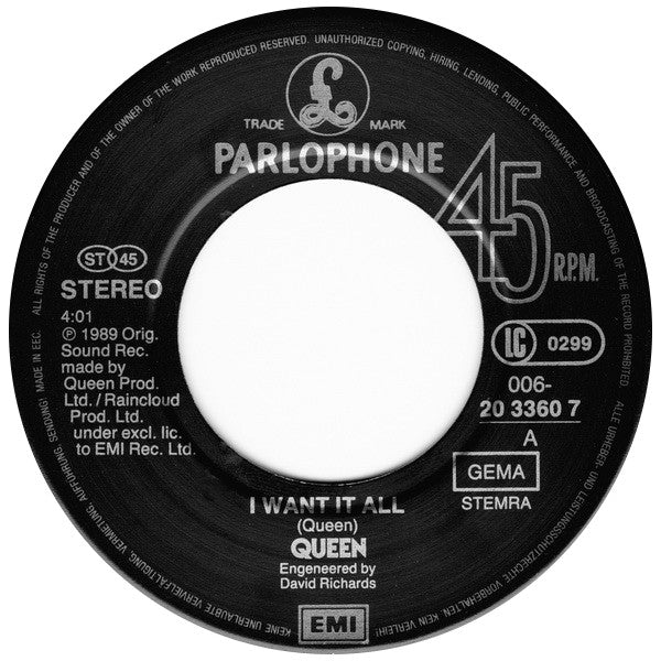 Queen -I Want It All
