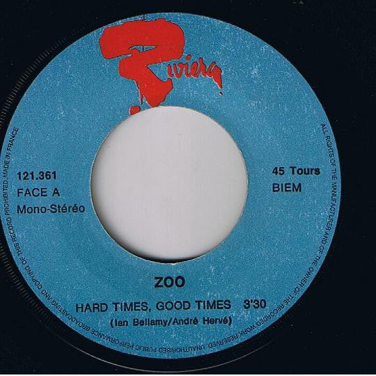 Zoo (4) -Hard Times, Good Times