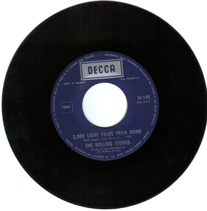 The Rolling Stones -2,000 Light Years From Home / She's A Rainbow