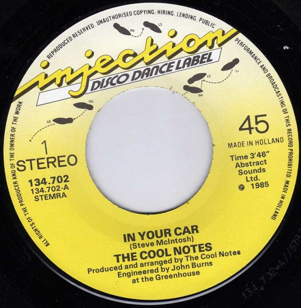The Cool Notes -In Your Car