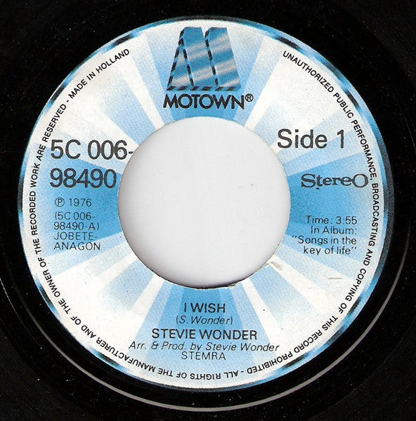 Stevie Wonder -I Wish