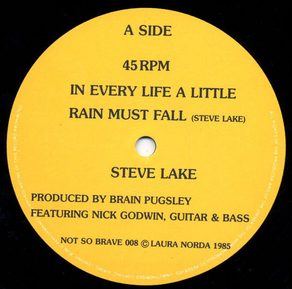 Steve Lake -In Every Life A Little Rain Must Fall