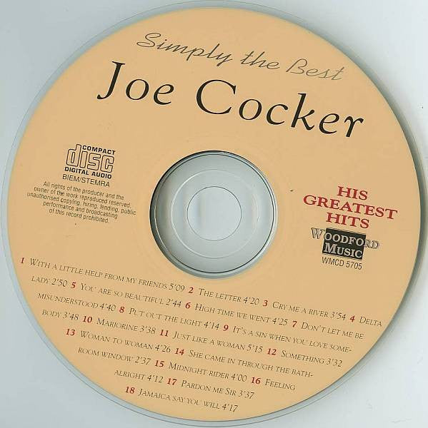 Joe Cocker -With A Little Help From My Friends - His Greatest Hits