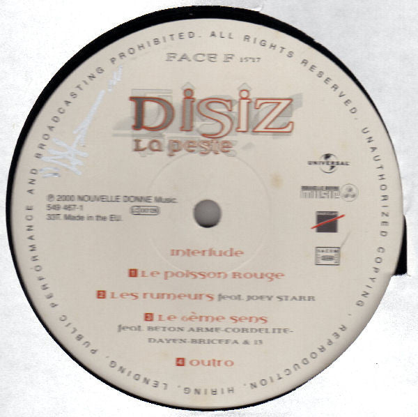 Disiz La Peste -Le Poisson Rouge