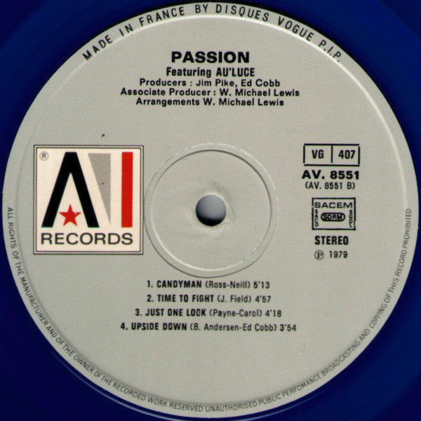 Passion (19) Featuring Au'Luce* -Passion Featuring Au'Luce