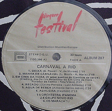 Various -Carnaval À Rio