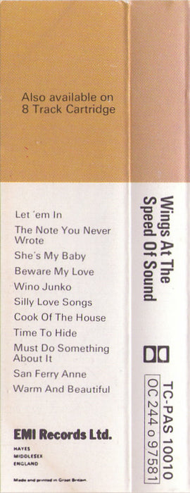 Wings (2) -Wings At The Speed Of Sound