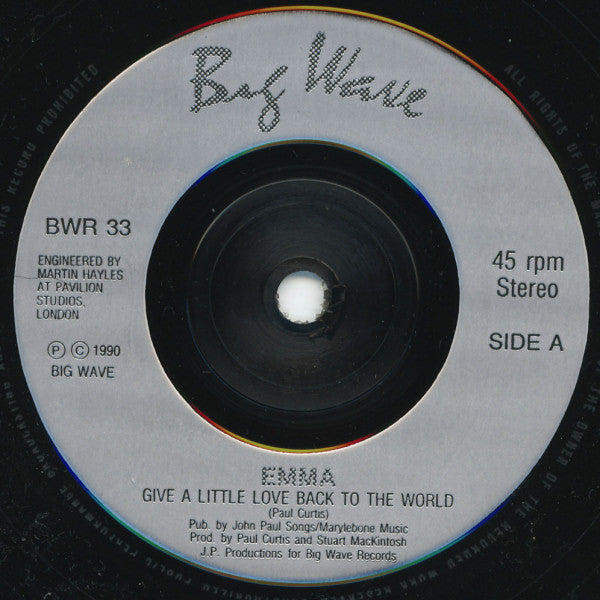 Emma (15) -Give A Little Love Back To The World