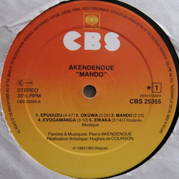 Akendengué* -Mando