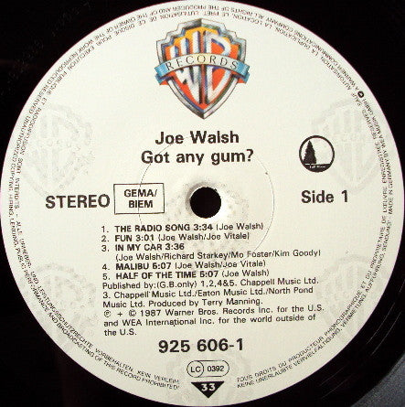 Joe Walsh -Got Any Gum?