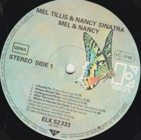 Mel Tillis And Nancy Sinatra -Mel And Nancy