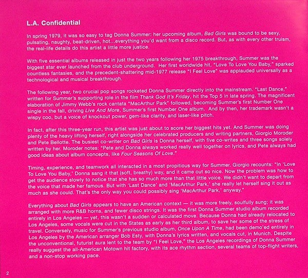 Donna Summer -Bad Girls