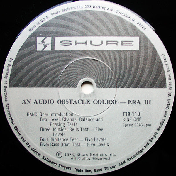 Various -Audio Obstacle Course - Era III (The Shure Trackability Test Record)