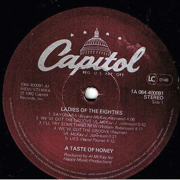 A Taste Of Honey -Ladies Of The Eighties