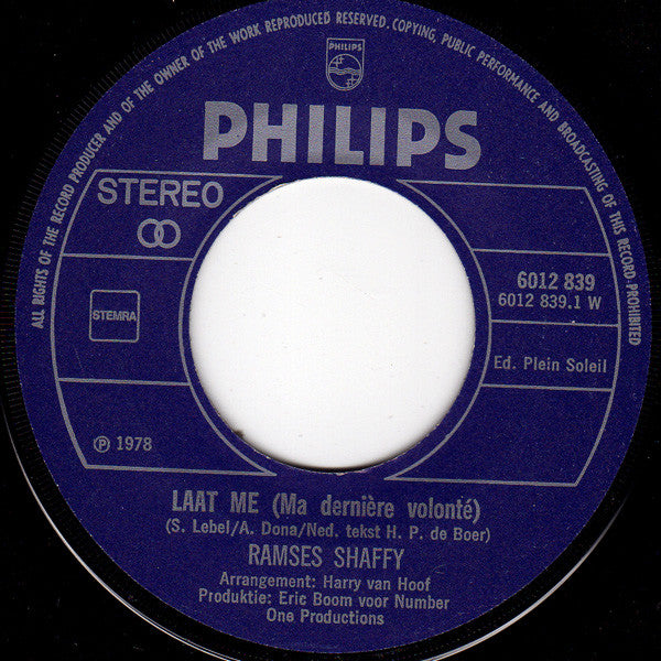 Ramses Shaffy -Laat Me