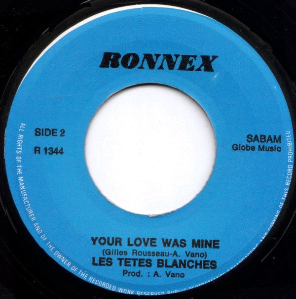 Les Têtes Blanches -Mother In Law / Your Love Was Mine