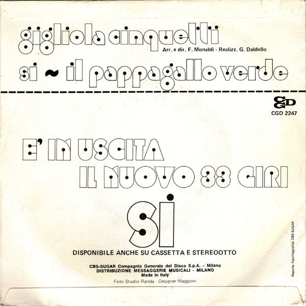 Gigliola Cinquetti -Sì