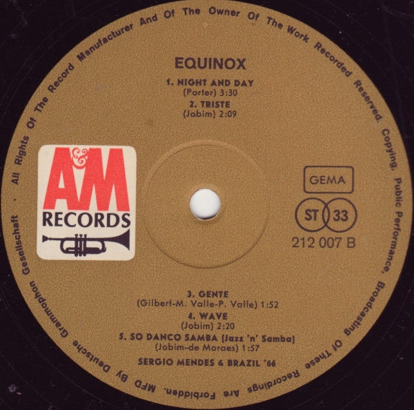 Sérgio Mendes & Brasil '66 -Equinox