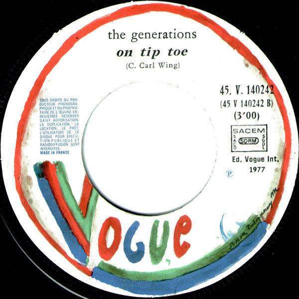 The Generations -Check List