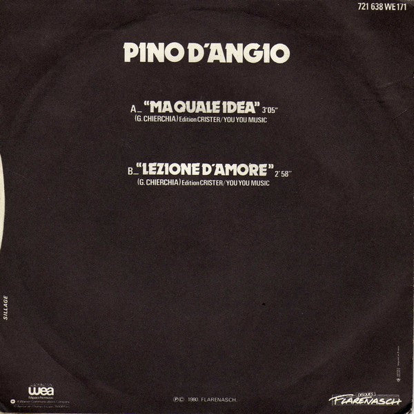 Pino D'Angio* -Ma Quale Idea