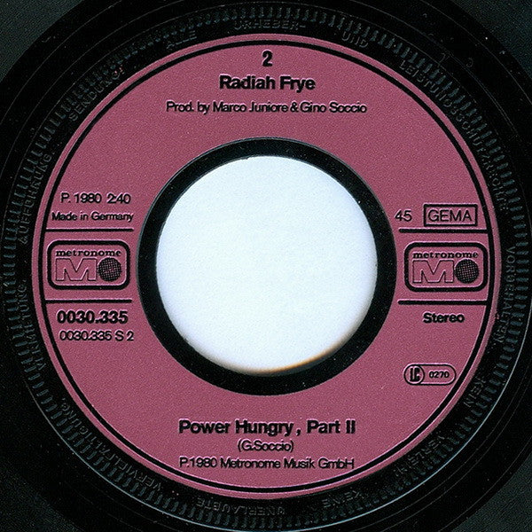 Radiah Frye -Power Hungry