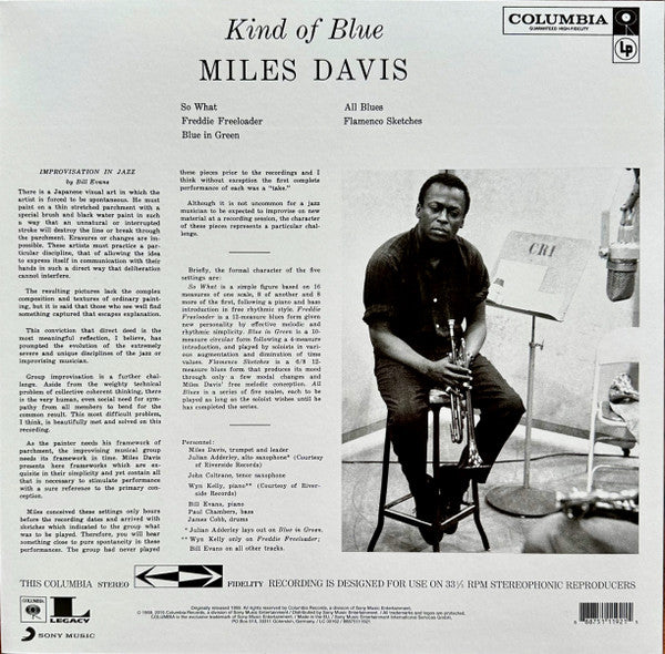 Miles Davis -Kind Of Blue
