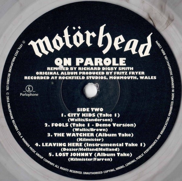 Motörhead -On Parole (The Alternative Mixes)