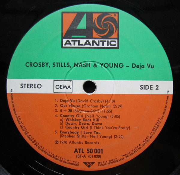 Crosby, Stills, Nash & Young -Déjà Vu