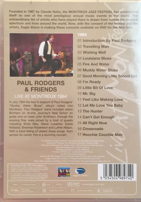 Paul Rodgers -Paul Rodgers & Friends - Live At Montreux 1994