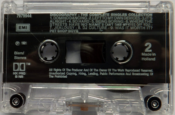 Pet Shop Boys - Discography (The Complete Singles Collection)