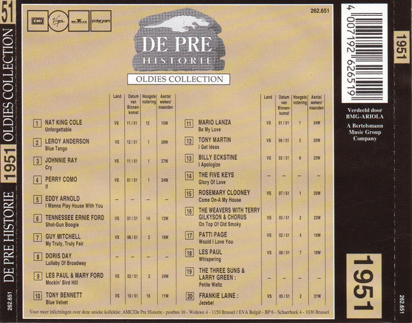 Various -De Pre Historie 200 Original Hits 1950-1959