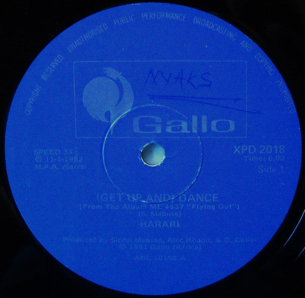 Harari - (Get Up And) Dance / Good Vibes