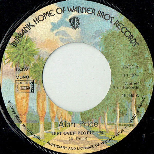 Alan Price -Left Over People / Jarrow Song